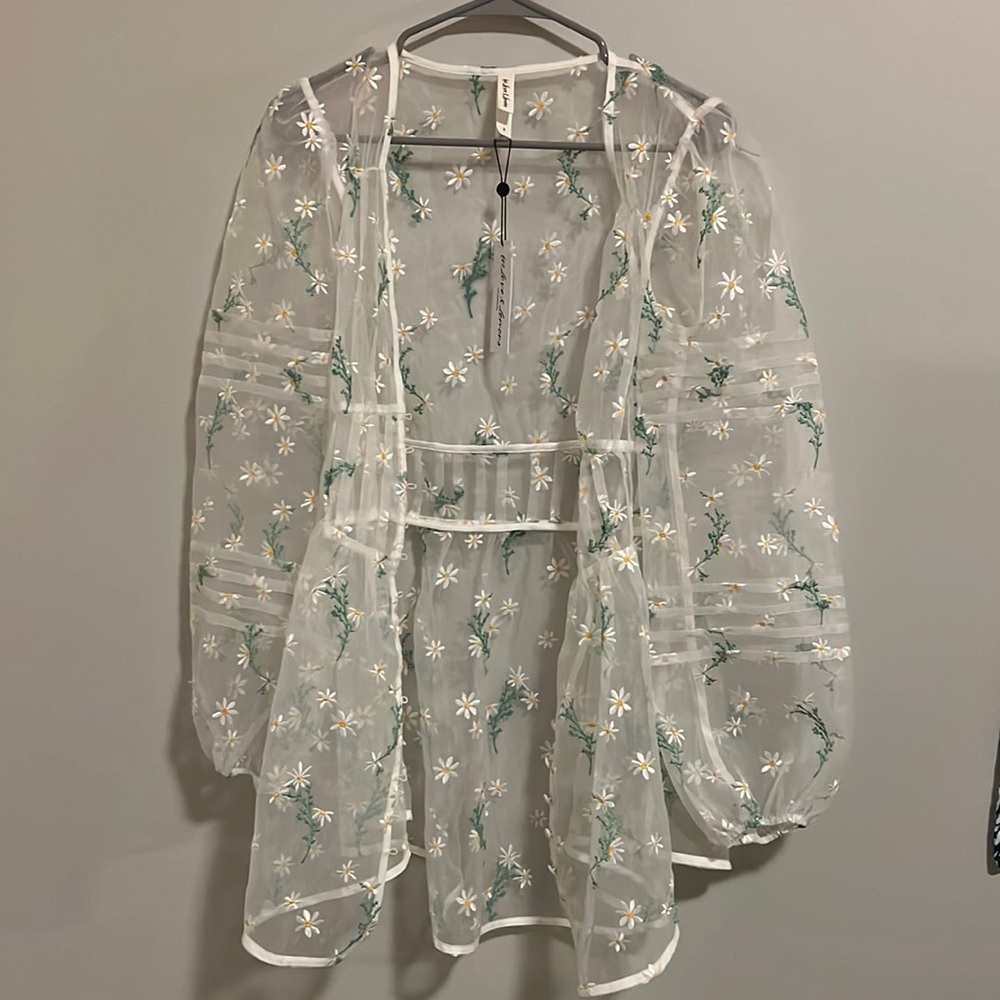 For Love & Lemons Lia Robe Small
